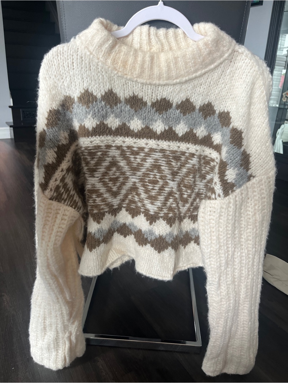 Free People Fair Isle Turtleneck Sweater